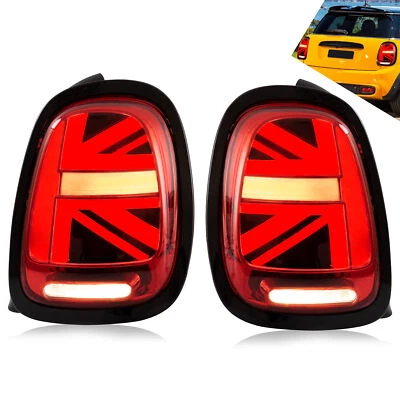VLAND Feux Arrière LED Pour 2014-2019 Mini Cooper F55 F56 F57 Union Jack Rouge - Image 1 of 4