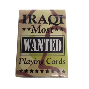 Iraqi Most Wanted Playing Cards 2003 Reproduction Hoyle Brand Sealed Deck NEW - Picture 1 of 5