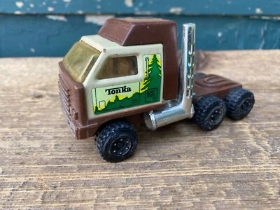 Camión semi remolque para árboles Tonka Mini 1981 vintage de 5" solo cabina Foto 1 de 4