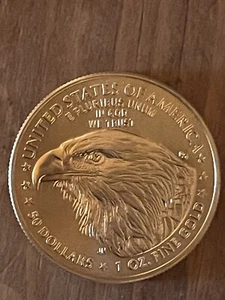 2023 1 oz American Gold Eagle Coin (BU) NEW BOUGHT FROM APMEX IN 2024 - Picture 1 of 5