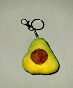 AVOCADO CONCHA PLUSH KEYCHAIN  CHICANO/A LATINO/A SOUTHERN CALIFORNIA RARE - Picture 1 of 1