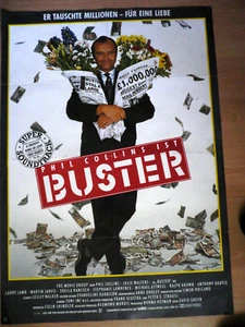 PHIL COLLINS / "BUSTER" FILM - FILMPLAKAT 84cm x 59cm NEUWERTIG / LIKE NEW - Bild 1 von 1