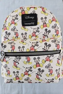 Loungefly Disney Mini Rucksack Neu mit Etikett Mickey Mouse skizziert alle seine Emotionen - Bild 1 von 5