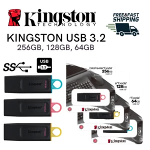 Kingston DTX 256/128/64GB UDisk USB3.2 Flash Drive Memory Storage Stick USB - Picture 1 of 4