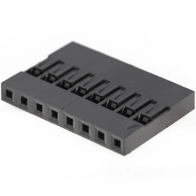 [10x] Carcasa de conector de cabezal de pasador de puente de cable Dupont - 1x8 - macho / hembra Foto 1 de 4