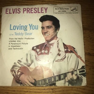 Elvis Presley - Loving You / Teddy Bear - 47-7000 RCA Victor - 7" 45 RPM - Picture 1 of 4