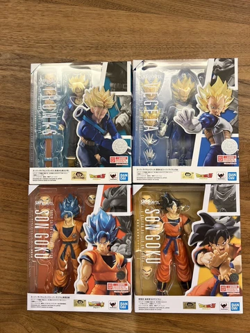 [New] S.H.Figuarts Dragon Ball Super Saiyan Goku & Vegeta & Future Trunks Cover