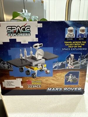 Block Tech Space Explorers Mars Rover 223 Piece Building Set Collection - Image 1 of 3