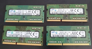 4x4GB Samsung Micron Hynix PC3L-12800S SoDIMM DDR3-1600Hz Memory Laptop RAM 1Rx8 - Picture 1 of 1