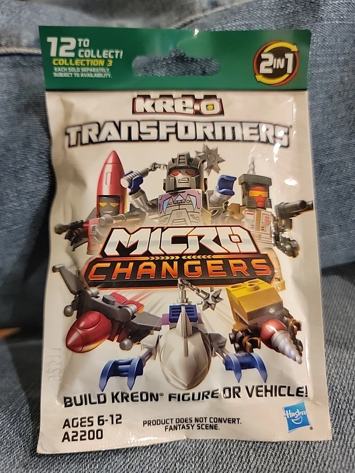 8 KRE-O Transformers Micro Changers Collection 4 Bags Hasbro 2 in 1