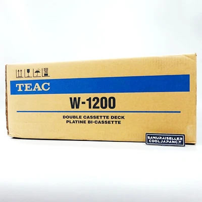 TEAC Double Cassette Deck W-1200 Silver 100V High Quality Sound Japan NEW - image 1 of 4