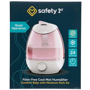 Safety 1st Filter Free Cool Mist Humidifier, Pink - Picture 1 of 6