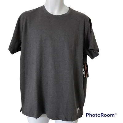 Head T-Shirt Men's Large Sleepwear Loungewear Gray Basic Supersoft NWT - Image 1 of 4