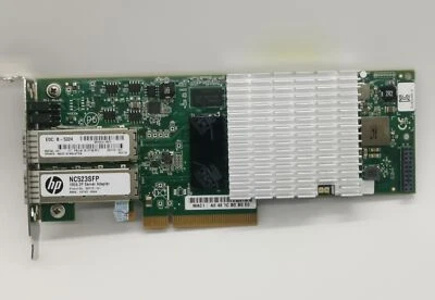 HP NC523SFP QLE3242-HP Dual Port 10Gb Ethernet 10GbE SFP+ PCI-E NIC Network - Image 1 of 4