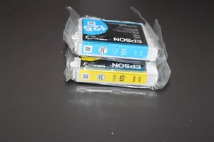Paquete de 2 cartuchos de tinta Epson 125 T125120-BCS - cian y amarillo solo sellados - Imagen 1 de 5