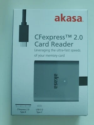 Akasa CFexpress Typ B 2.0 Kartenleser USB 3.2 - Bild 1 von 2