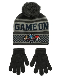 Bioworld Big Boys Sonic Hat and Gloves Set 2-Piece, Grey, One Size - Picture 1 of 1