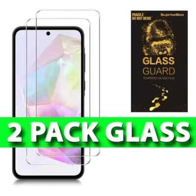 SBOX For Samsung Galaxy S24 FE Tempered Glass Screen Protector Cover Guard Twin Pack