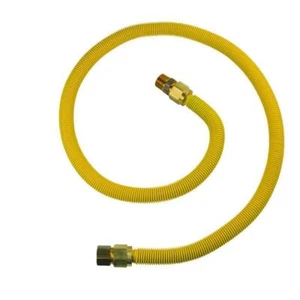 ProCoat 3/4 in. FIP x 3/4 in. MIP x 60 in. Stainless Steel Gas Connector 3/4 in. - Picture 1 of 3