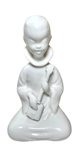 Ardalt Lenwile Girl Playing Instrument Ceramic Figurine Japan Vintage 5.5" Tall - Picture 1 of 11