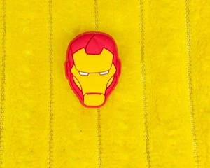 Iron Man Face Super Hero Shoe Croc Charms - Picture 1 of 1