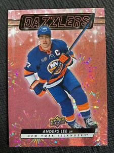Anders Lee 2023-24 Upper Deck Dazzlers Pink Parallel Card #DZ-31
