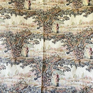 Vintage viktorianischer Polsterstoff Jacquard Wandteppich Französisch 146” x 57” 4+ Yards - Bild 1 von 18