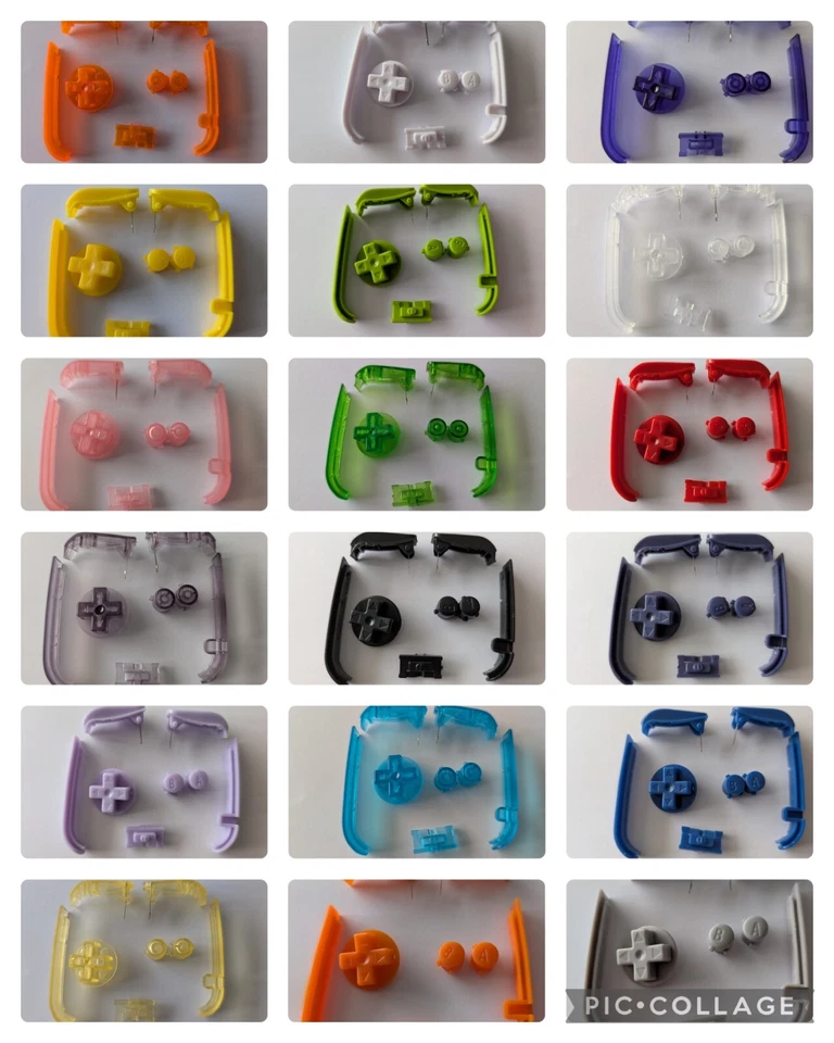 NWCR Nintendo GameBoy Advance Replacement Buttons Mod GBA