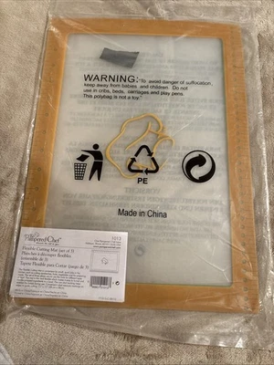 "Nuevo juego de 3 alfombrillas de corte flexibles de chef mimadas selladas grandes #1013 15,25x11""" Foto 1 de 3