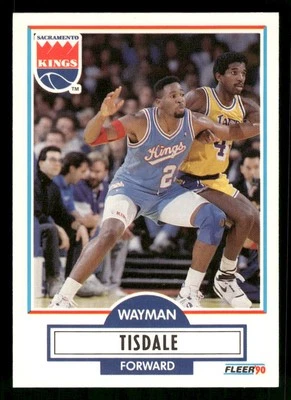 1990-91 Fleer #167 Wayman Tisdale - Image 1 of 2