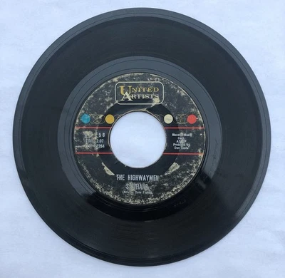 The Highwaymen - Santiano / Michael 45 RPM United Artists Records 7” Foto 1 de 2