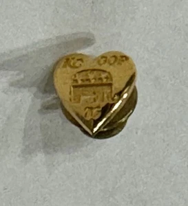 Unusual 1976 Kansas City, MO - GOP Elephant Figural Heart Lapel Pin - Ford Year - Picture 1 of 1