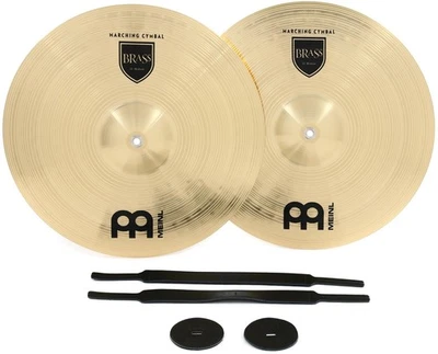 Meinl Cymbals Student Range Brass Crash Cymbals - 18-inch (1-pair) - Image 1 of 4