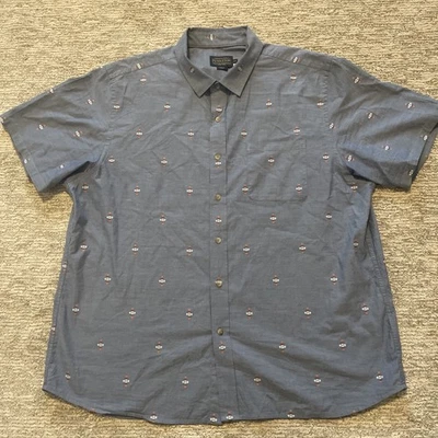 Pendleton Shirt Mens 2XL Blue Chambray Carson Button Pocket Aztec Southwestern - Image 1 of 4