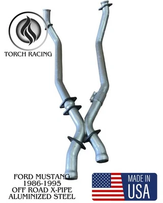 1986-1995 Mustang GT/LX/Cobra 2.5 Inch X-Pipe DIY INSTALL ***SHIPS TODAY! *** - Image 1 of 2