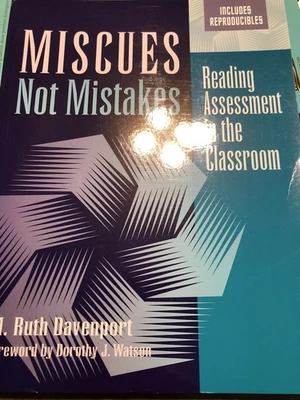 Miscues Not Mistakes Reading Assessment ...By M. Ruth Davenport # 9780325003689 - Image 1 of 3