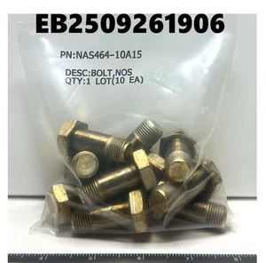 Hex Bolt P/N: NAS464-10A15 *Lots of 10* (EB2509261906) - Picture 1 of 1