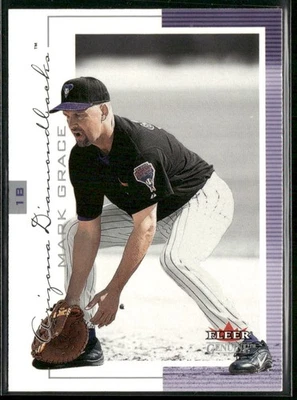 2001 Fleer Genuine #19 Mark Grace - Image 1 of 2