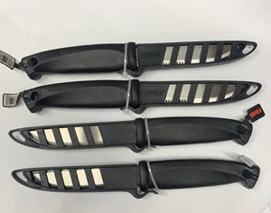 4PC Rapala Fisherman 4" Stainless Steel Utility Knife RUK4BX - Picture 1 of 4