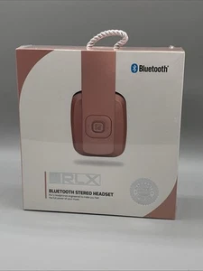 RLX bluetooth stereo Headset PINK - RLX-100 BRAND NEW SEALED - Photo 1 sur 5