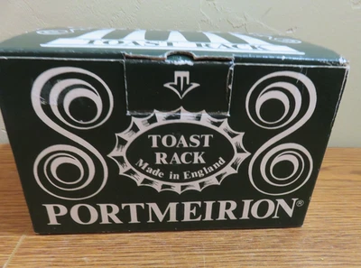 PORTMEIRION Jardín Botánico ESTANTE PARA TOSTADAS FLORAL con MARIPOSA E INSECTO NUEVO EN CAJA Foto 1 de 4