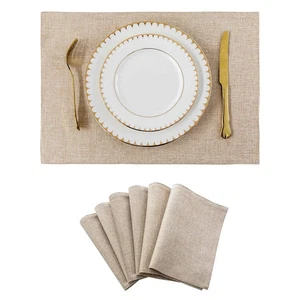 Colchonetas de mesa de comedor resistentes para el hogar Alfombrillas de mesa de cocina de tela para interiores - Imagen 1 de 34