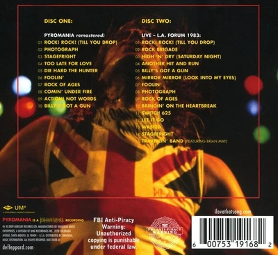 DEF LEPPARD - PYROMANIA [DELUXE EDITION] NEW CD