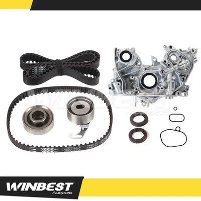 Timing Belt Kit w/ Oil Pump Set for 1992-1996 Honda Prelude 2.3L 16V DOHC GAS - Image 1 of 4