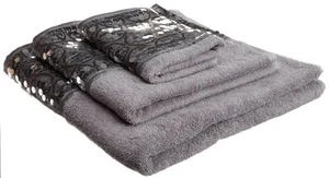 Sinatra Modern Bathroom Towel Set 3 Piece Bath, Hand and Wash Towel Luxury Co... - Picture 1 of 2