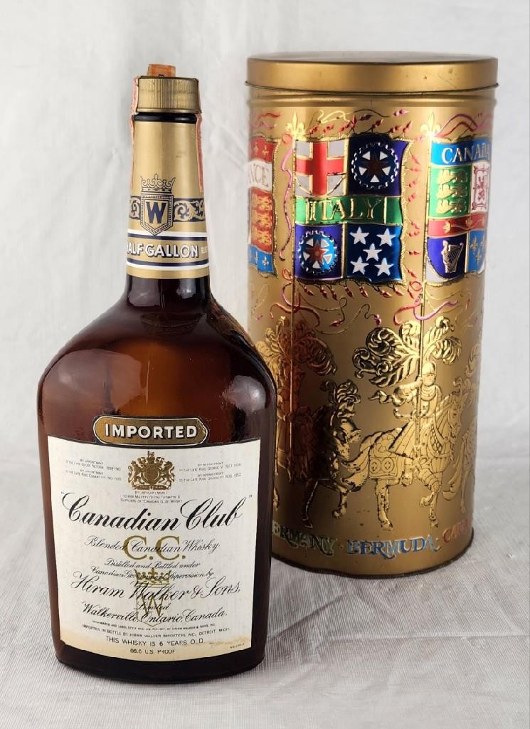 Canadian Club Whiskey Bottle In Collectible Liquor Bottles Canadian Club Whiskey Bottle In Collectible Liquor Bottles
