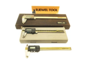 Mitutoyo KANON Digimatic Caliper CD-15CW 500-301 EMA-20 Used 3set - Picture 1 of 15