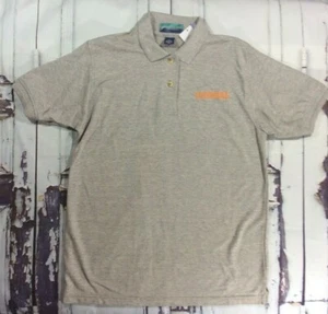 NEW NWT Women's Tennessee Volunteers Polo Shirt sz M (10-12) grey short sleeve - Picture 1 of 2