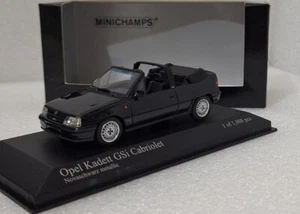 (3) Opel Kadett GSI Cabriolet 1989 Black 1:43 Minichamps 400045931 SUPERB!! - Picture 1 of 15