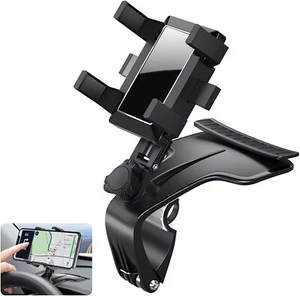 Car Phone Holder for Dashboard 360 Degree Rotation Multifunctional One Hand - Picture 1 of 7